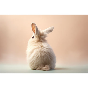 White Bunny Canvas